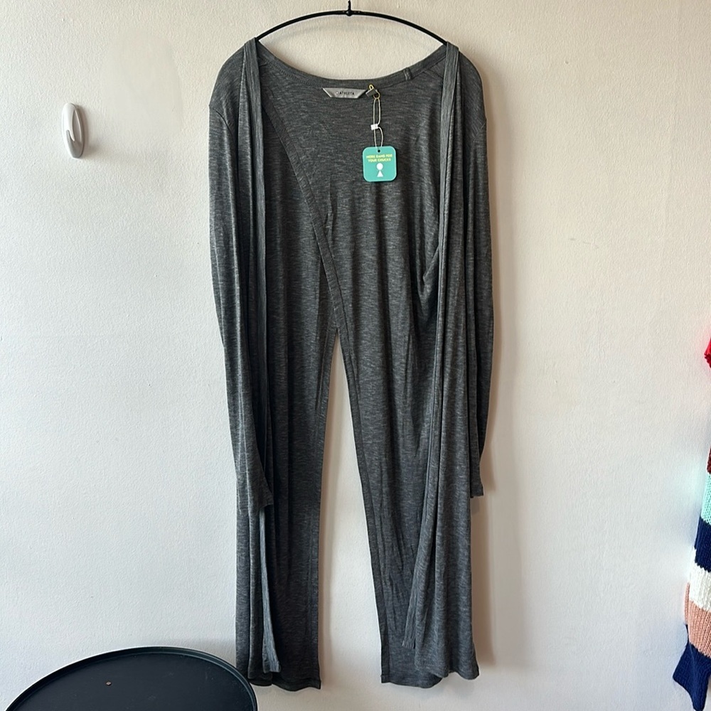 Athleta gray cardigan XS #1211